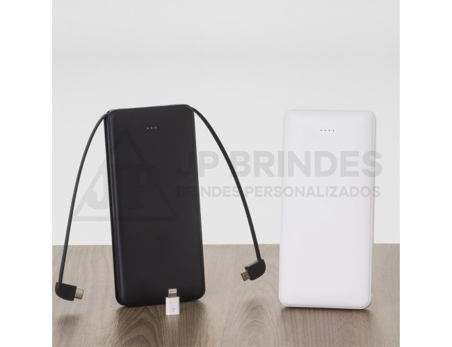 Power Bank 10.000mAh com Indicador LED